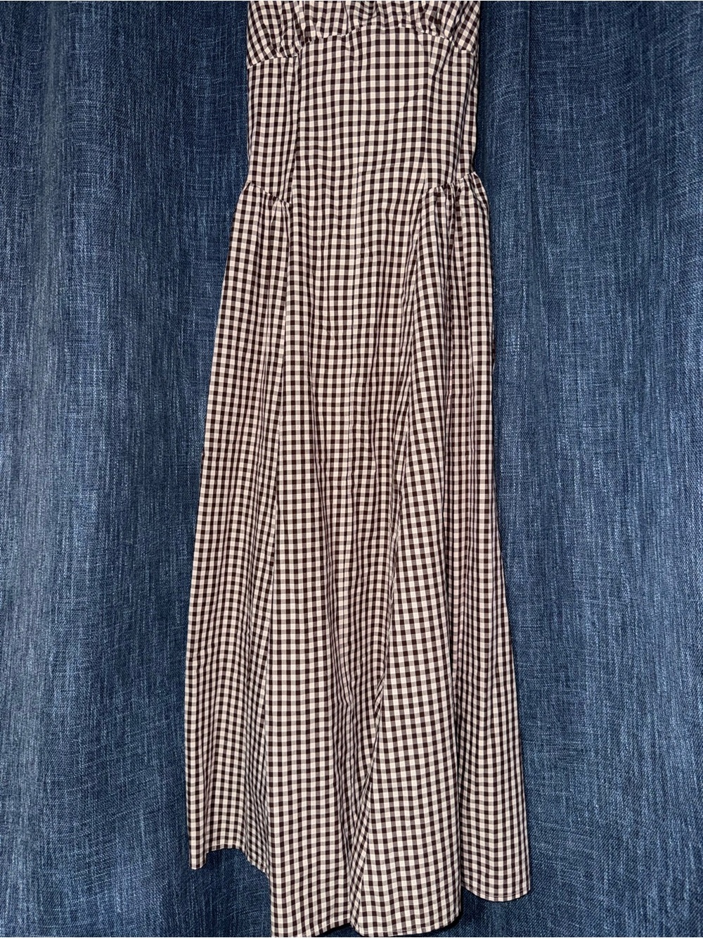 SOLD!! Abercrombie & Fitch Bra Free Dylan Midi Dress Color Mahogany Pattern - Picture 11 of 13